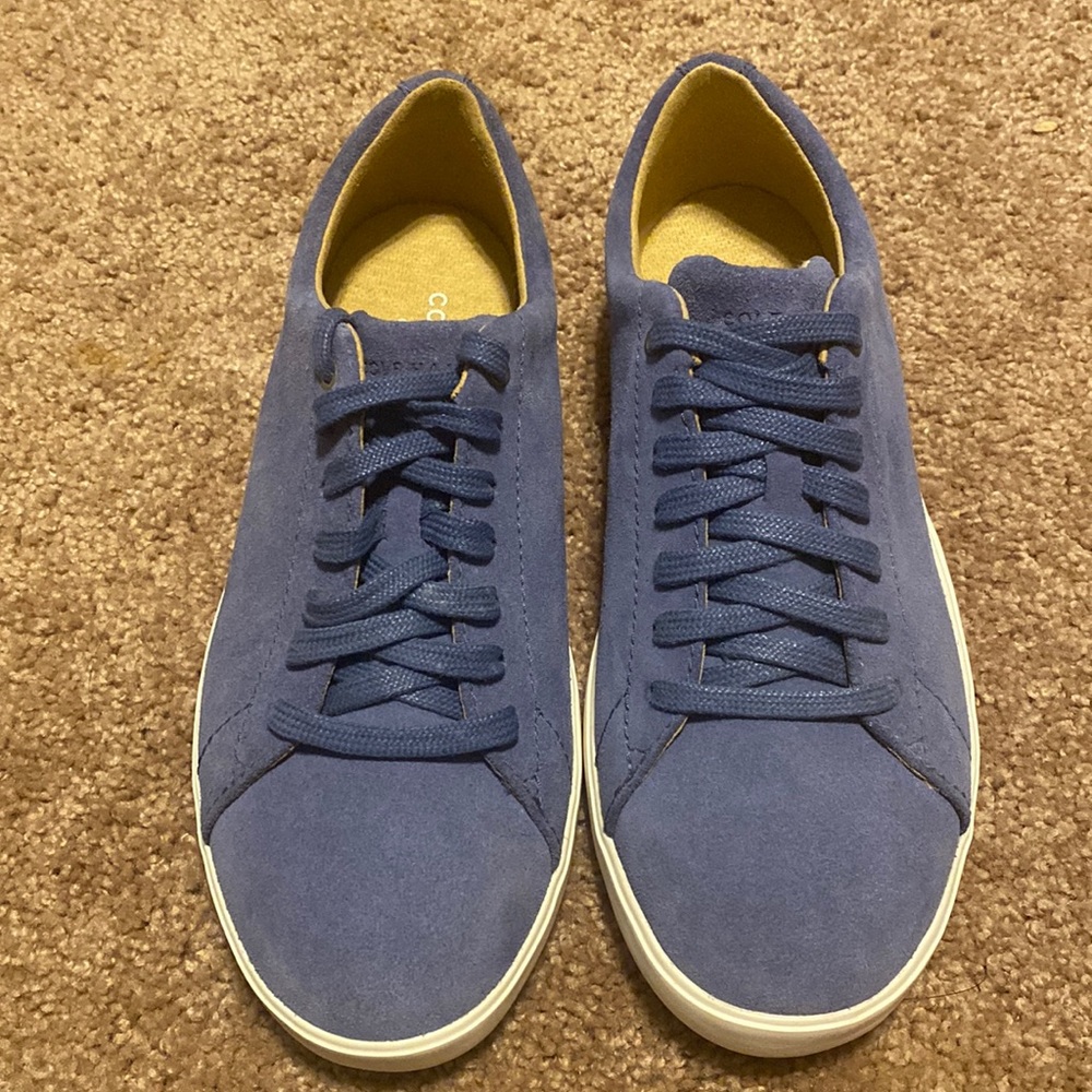 Cole Haan Grand 0s. Women’s Blue suede shoes never been worn. Size 7.5